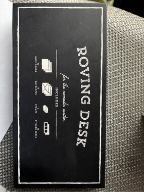 Roving Desk Writing Set Box - Black